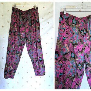 Size L Vintage 1980s KWBL Tapered Leg Pants